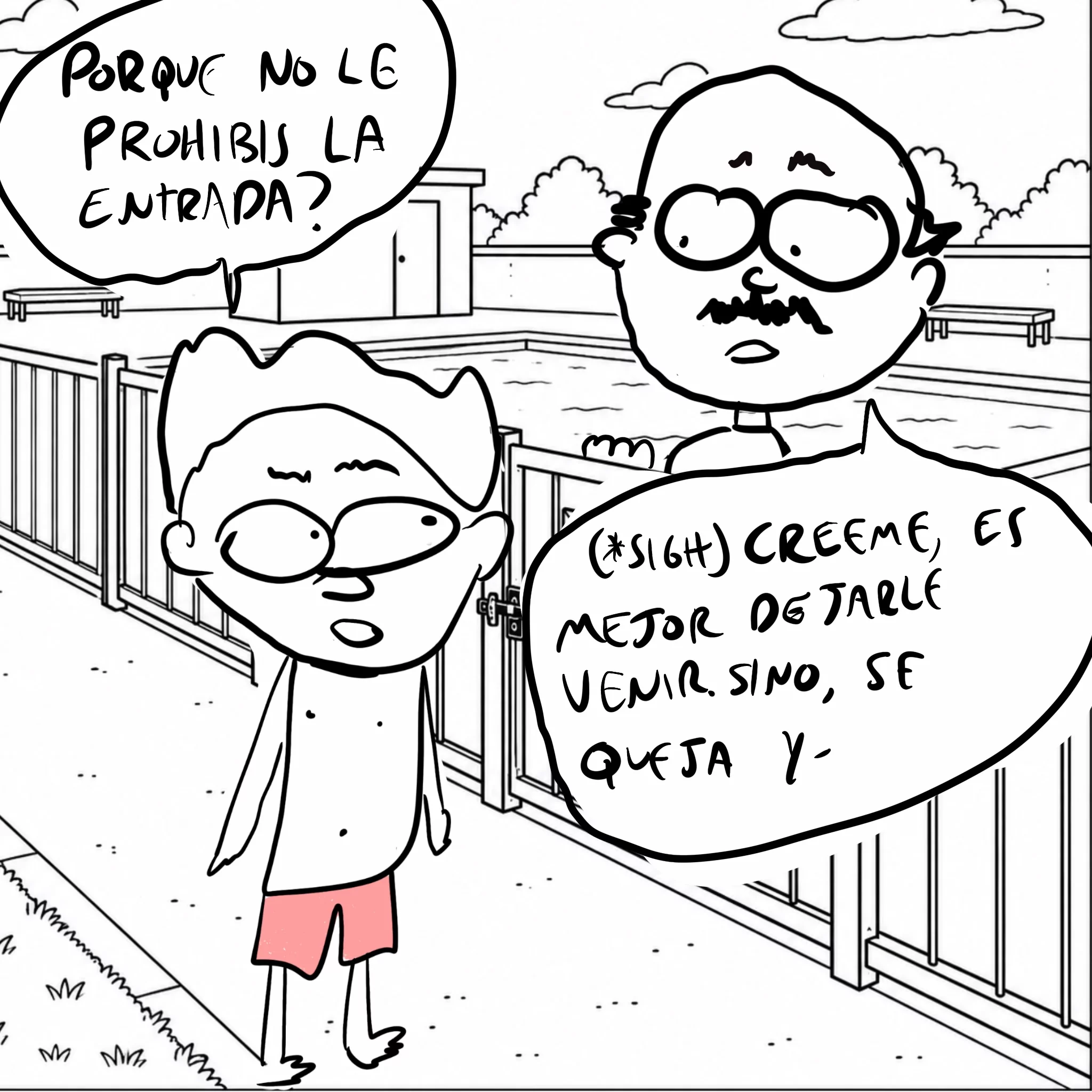piscina cerrada